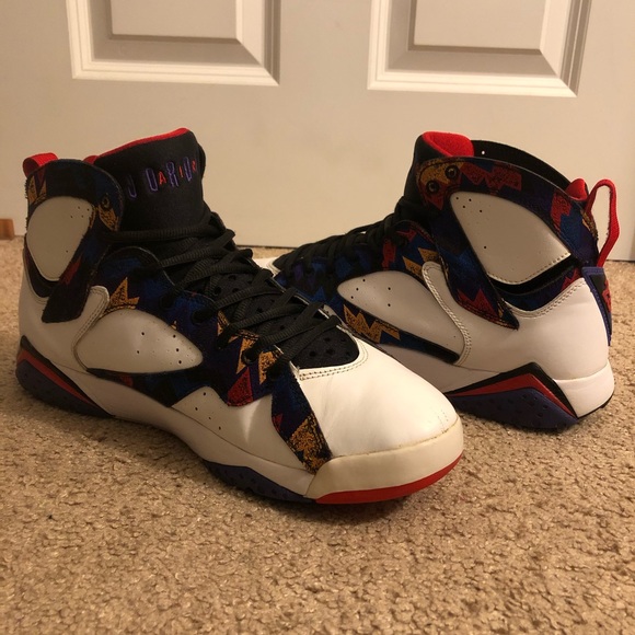 Nike Air Jordan 7 Retro - Ugly Sweaters - Sz 11 🔥 - Picture 5 of 8